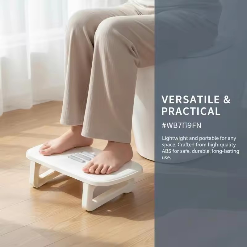 調整可能なデスク下フットレスト。マッサージローラー付きで、ご - Footrest Under Desk のレビューと価格
